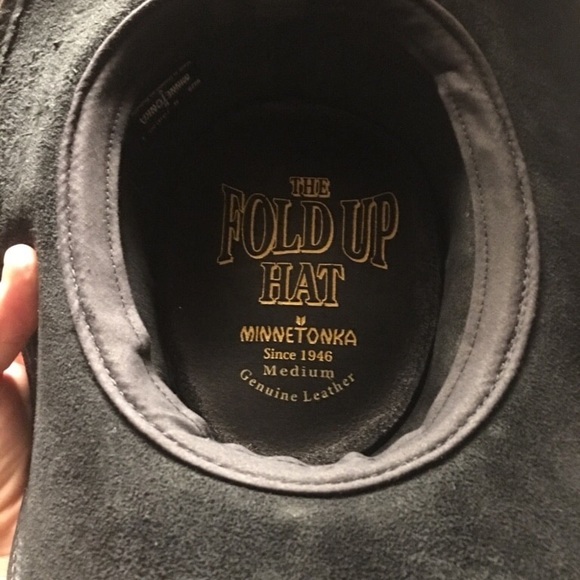 Minnetonka Leather Cowboy Hat - Picture 4 of 4